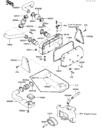 1984 Kawasaki GPz 750 Turbo (ZX750-E1) Air Cleaner | MRCycles