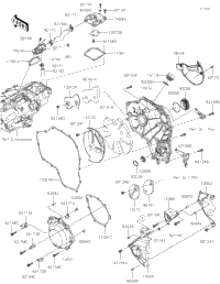 2020 Kawasaki Z H2 (ZR1000KLFA) Engine Cover(S) | Babbitts
