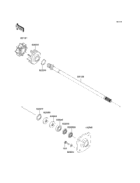 2013 Kawasaki JET SKI ULTRA 300X (JT1500HDF) Drive Shaft