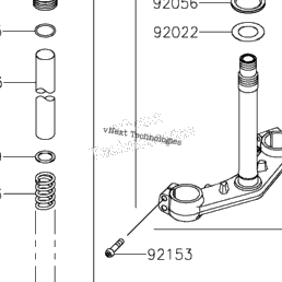 2021 Kawasaki Ninja 400 ABS (EX400GMFNN) Front Fork | Babbitts