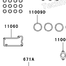 1998 Kawasaki NINJA ZX-11 (ZX1100-D6) Gasket Kit | Babbitts