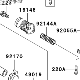 1998 Kawasaki PRAIRIE 400 4X4 (KVF400-A2) Carburetor