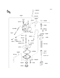 2006 Kawasaki KX85 (KX85A6F) Carburetor | Babbitts Kawasaki