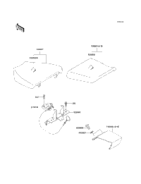 1999 Kawasaki NINJA ZX-7R (ZX750-P4) Seat | Babbitts Kawasaki