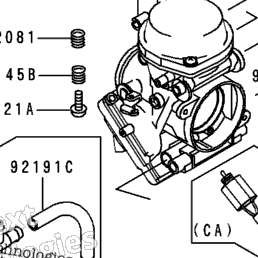 ネ 1999 Kawasaki NINJA ZX-6R (ZX600-G2) Carburetor | MRCycles