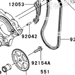 2011 Kawasaki NINJA ZX-10R (ZX1000JBF) Oil Pump/Oil Filter