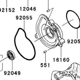 2011 Kawasaki NINJA ZX-10R (ZX1000JBF) Oil Pump/Oil Filter