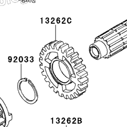 2013 Kawasaki KX450F (KX450FDF) Transmission | Babbitts Kawasaki