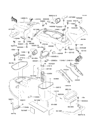 1995 Kawasaki JET SKI 750 ZX (JH750-C1) Hull Fittings