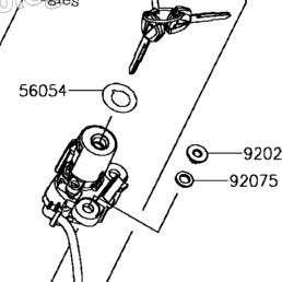 2016 Kawasaki NINJA ZX-10R (ZX1000RGFA) Ignition Switch/Locks