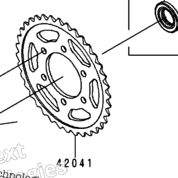 1998 Kawasaki NINJA ZX-6R (ZX600-G1) Rear Wheel/Chain | Babbitts