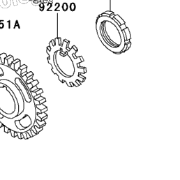1995 Kawasaki BAYOU 220 (KLF220-A8) Crankshaft | Babbitts Kawasaki