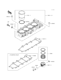 1995 Kawasaki NINJA ZX-6R (ZX600-F1) Cylinder/Piston(S) | Babbitts