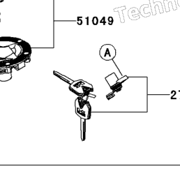 2012 Kawasaki NINJA 250R (EX250JCFA) Ignition Switch/Locks