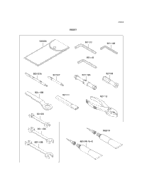 2008 Kawasaki NINJA ZX-10R (ZX1000E8F) Owner's Tools (E8f