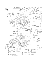1997 Kawasaki GPZ1100 (ZX1100-E3) Crankcase | Babbitts Kawasaki