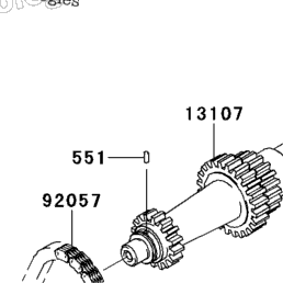 2012 Kawasaki MULE 610 4X4 XC (KAF400DCF) Transmission | Babbitts