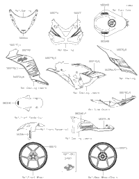 2024 Kawasaki Ninja ZX-6R ABS (ZX636JRFBN) Decals | Babbitts