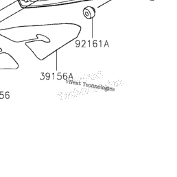 2023 Kawasaki KLX300R (KLX300CPFNN) Side Covers | Babbitts