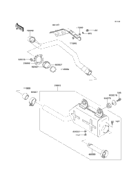 ともページ 1996 Kawasaki BAYOU 220 (KLF220-A9) Muffler(S) | Babbitts Kawasaki