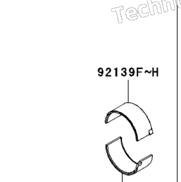 ショーワ出品 2005 Kawasaki NINJA ZX-6R (ZX636-C1) Crankshaft | Babbitts