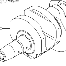 2005 Kawasaki NINJA ZX-6R (ZX636-C1) Crankshaft | Babbitts
