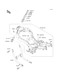 1994 Kawasaki NINJA ZX-11 (ZX1100-D2) Frame | Babbitts
