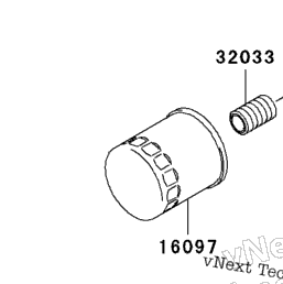 2008 Kawasaki NINJA ZX-10R (ZX1000E8F) Oil Pump/Oil Filter