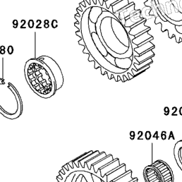 2000 Kawasaki NINJA ZX-12R (ZX1200-A1) Transmission | Babbitts