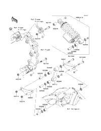 2013 Kawasaki NINJA ZX-10R (ZX1000KDF) Suspension/Shock Absorber