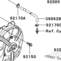 2000 Kawasaki NINJA ZX-12R (ZX1200-A1) Radiator | Babbitts