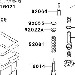 1993 Kawasaki BAYOU 220 (KLF220-A6) Carburetor | Babbitts Kawasaki