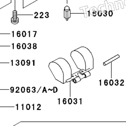 1993 Kawasaki BAYOU 220 (KLF220-A6) Carburetor | Babbitts Kawasaki
