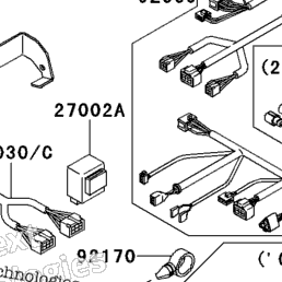 2000 Kawasaki NINJA ZX-9R (ZX900-E1) Chassis Electrical Equipment