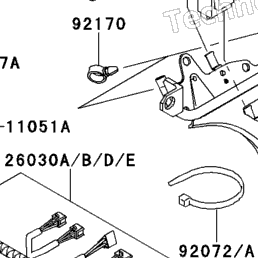 2000 Kawasaki NINJA ZX-9R (ZX900-E1) Chassis Electrical Equipment
