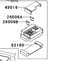 2000 Kawasaki NINJA ZX-9R (ZX900-E1) Chassis Electrical Equipment