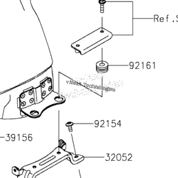 2019 Kawasaki Z400 (ER400DKF) Fuel Tank | Babbitts Kawasaki Parts