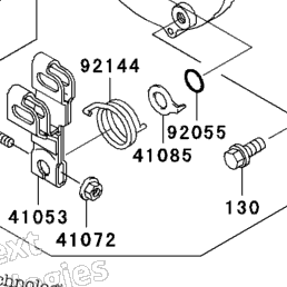 1998 Kawasaki PRAIRIE 400 4X4 (KVF400-A2) Rear Hub | Babbitts