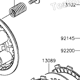 2014 Kawasaki NINJA 650 ABS (EX650FEF) Clutch | Babbitts Kawasaki