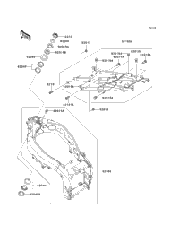 2002 Kawasaki NINJA ZX-6R (ZX600-J3) Frame | Babbitts Kawasaki