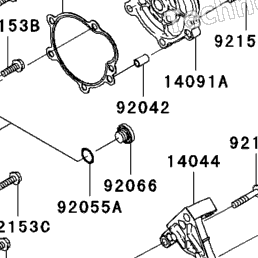 2008 Kawasaki NINJA ZX-10R (ZX1000E8F) Engine Cover(S) | Babbitts