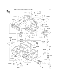 2005 Kawasaki ZZR600 (ZX600-E13) Crankcase | Babbitts Kawasaki