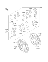 1997 Kawasaki NINJA ZX-11 (ZX1100-D5) Front Brake | Powersports