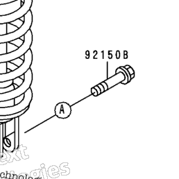 1997 Kawasaki KX80 (KX80-R7) Rear Suspension | Babbitts Kawasaki