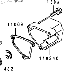 1989 Kawasaki KDX200 (KDX200-E1) Cylinder Head/Cylinder | Babbitts