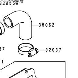 1989 Kawasaki KDX200 (KDX200-E1) Cylinder Head/Cylinder | Babbitts