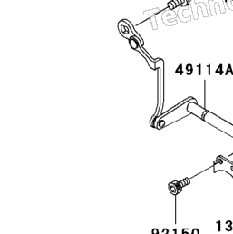 2003 Kawasaki KX125 (KX125-M1) Engine Cover(S) | Babbitts Kawasaki