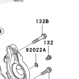 2003 Kawasaki KX125 (KX125-M1) Engine Cover(S) | Babbitts Kawasaki