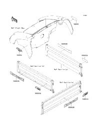 ダンボページ 93-02 HARLEY TOURING FLH PASSENGER LEFT FLOORBOARD MOUNT