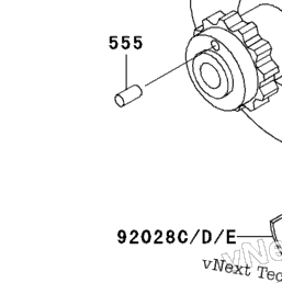 1993 Kawasaki NINJA ZX-11 (ZX1100-D1) Crankshaft | Babbitts 1993 Kawasaki NINJA ZX-11 (ZX1100-D1) Crankshaft | Babbitts